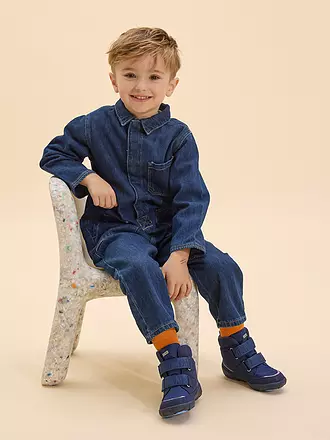 AFFENZAHN | Kinder Winterstiefel VEGAN COMFY Reh | dunkelblau
